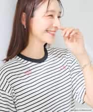 K2KID79049 a.v.v(アー・ヴェ・ヴェ) HELLO KITTY クロップドTシャツ ホワイト