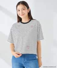 K2KID79049 a.v.v(アー・ヴェ・ヴェ) HELLO KITTY クロップドTシャツ ホワイト