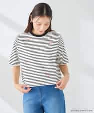 K2KID79049 a.v.v(アー・ヴェ・ヴェ) HELLO KITTY クロップドTシャツ ホワイト