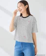 K2KID79049 a.v.v(アー・ヴェ・ヴェ) HELLO KITTY クロップドTシャツ ホワイト