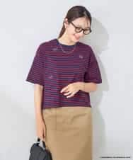 K2KID79049 a.v.v(アー・ヴェ・ヴェ) HELLO KITTY クロップドTシャツ ホワイト