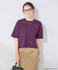 K2KID79049 a.v.v(アー・ヴェ・ヴェ) HELLO KITTY クロップドTシャツ ホワイト