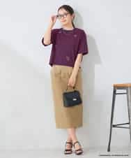 K2KID79049 a.v.v(アー・ヴェ・ヴェ) HELLO KITTY クロップドTシャツ ホワイト