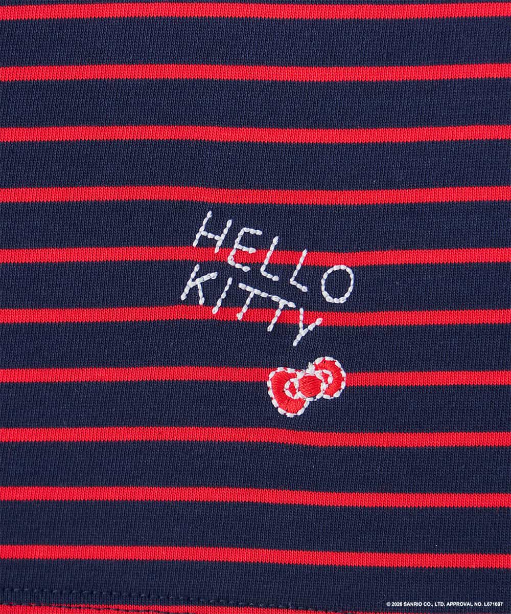 K2KID79049 a.v.v(アー・ヴェ・ヴェ) HELLO KITTY クロップドTシャツ ホワイト