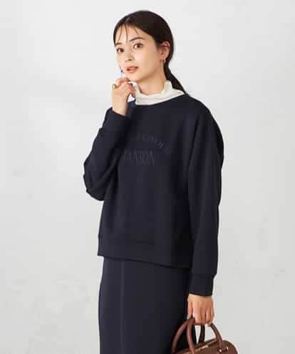 K2KJA30039 a.v.v 刺繍ロゴショートダンボールスウェット