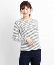 K2KJG31029 a.v.v(アー・ヴェ・ヴェ) アシメネックテレコカットソー アイボリー