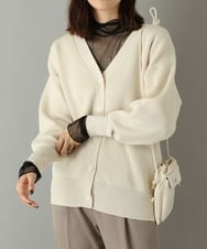 K2KJP13034 a.v.v(アー・ヴェ・ヴェ) ボウタイ付ドットメッシュシアートップス ブラック