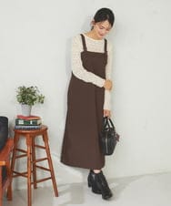 K2KKA04029 a.v.v(アー・ヴェ・ヴェ) ストレッチレーストップス アイボリー