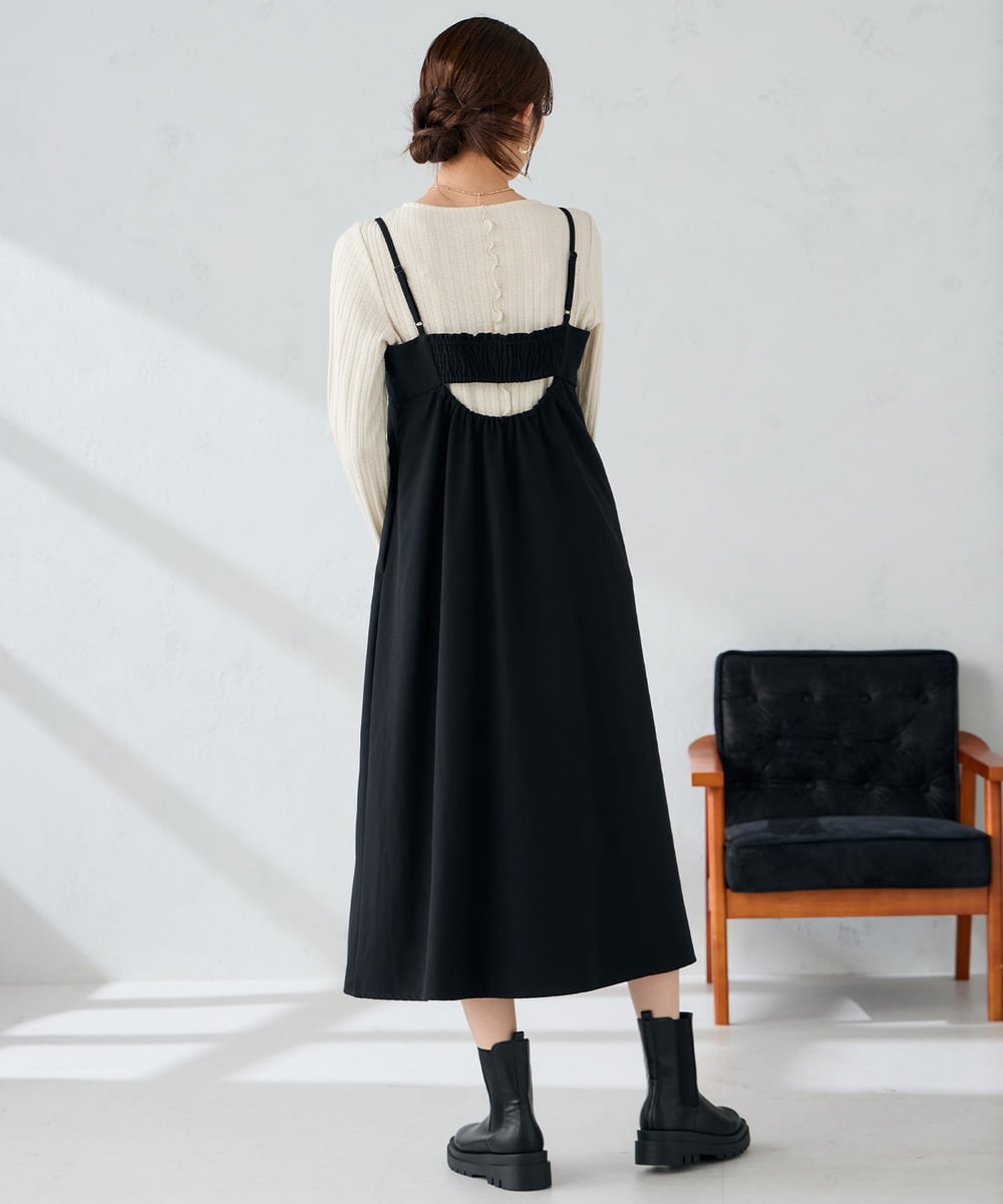 K2KKA07034 a.v.v(アー・ヴェ・ヴェ) ボートネックラメトップス アイボリー