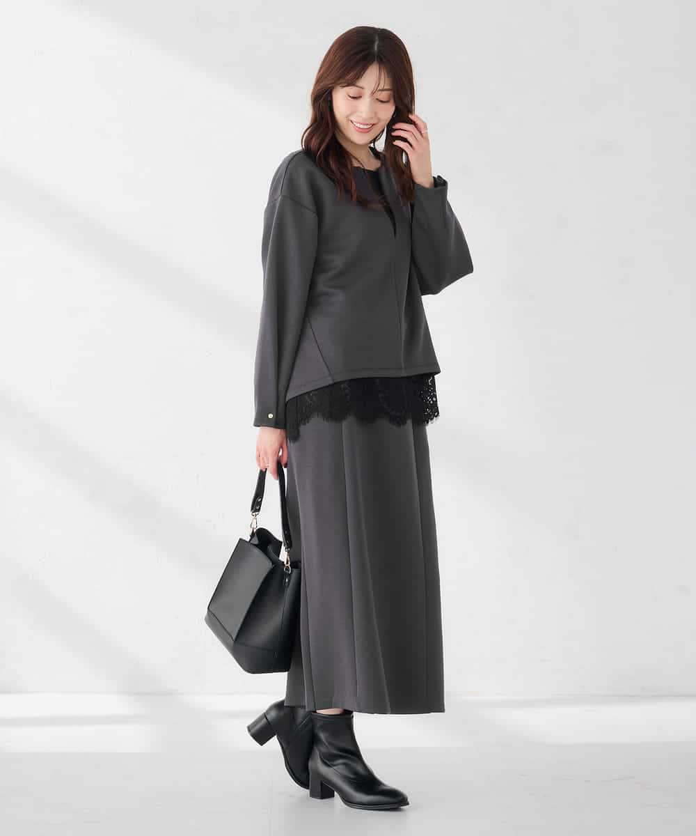 K2KKD35049 a.v.v(アー・ヴェ・ヴェ) ダンボール スキッパー プルオーバー ネイビー