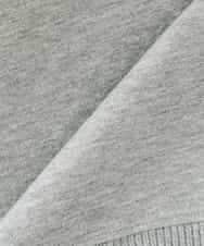 K2KLA41044 a.v.v(アー・ヴェ・ヴェ) ラメ裏起毛タックスリーブスウェット グレー