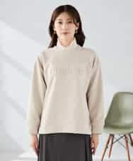 K2KLA46044 a.v.v(アー・ヴェ・ヴェ) エンボスロゴスウェードトップス ピンク