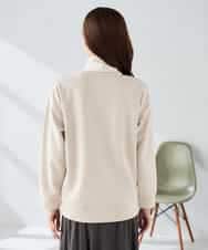 K2KLA46044 a.v.v(アー・ヴェ・ヴェ) エンボスロゴスウェードトップス ピンク