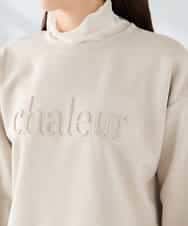 K2KLA46044 a.v.v(アー・ヴェ・ヴェ) エンボスロゴスウェードトップス ピンク