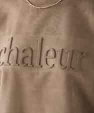 K2KLA46044 a.v.v(アー・ヴェ・ヴェ) エンボスロゴスウェードトップス ピンク