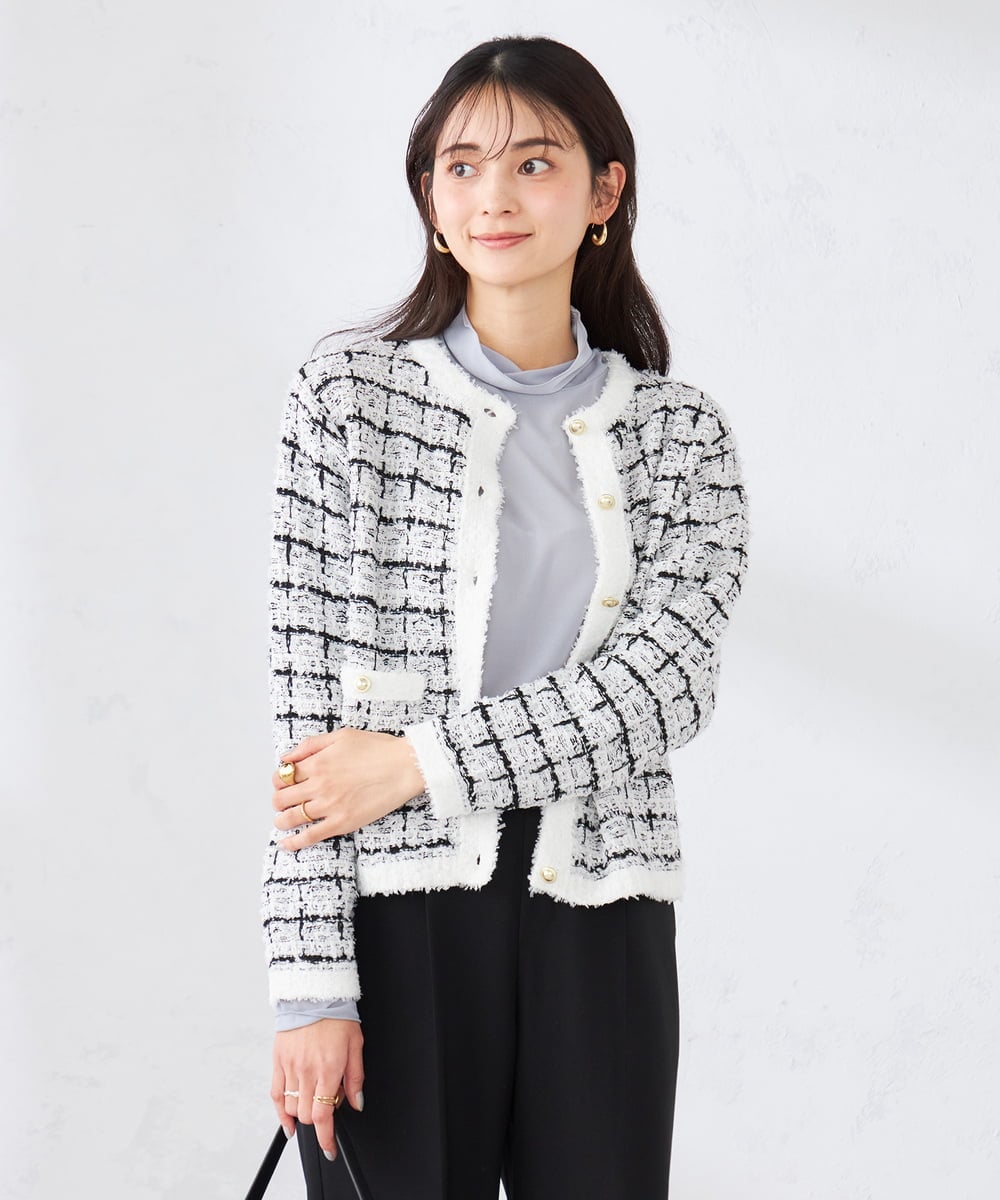 K2KTD05029 a.v.v(アー・ヴェ・ヴェ) シアーハイネックカットソー ライトブルー