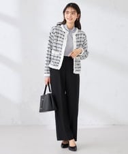 K2KTD05029 a.v.v(アー・ヴェ・ヴェ) シアーハイネックカットソー ライトブルー