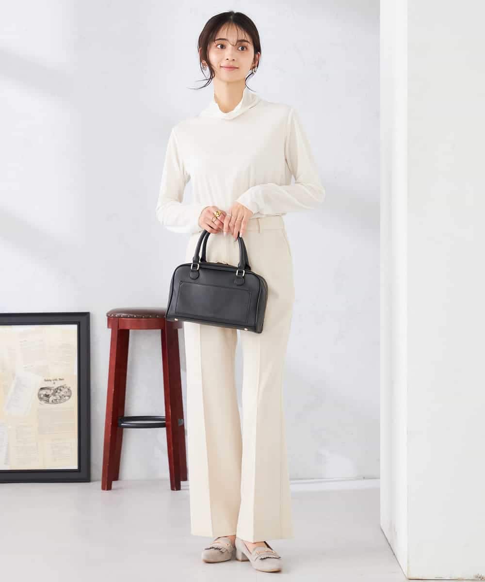 K2KTD05029 a.v.v(アー・ヴェ・ヴェ) シアーハイネックカットソー ライトブルー