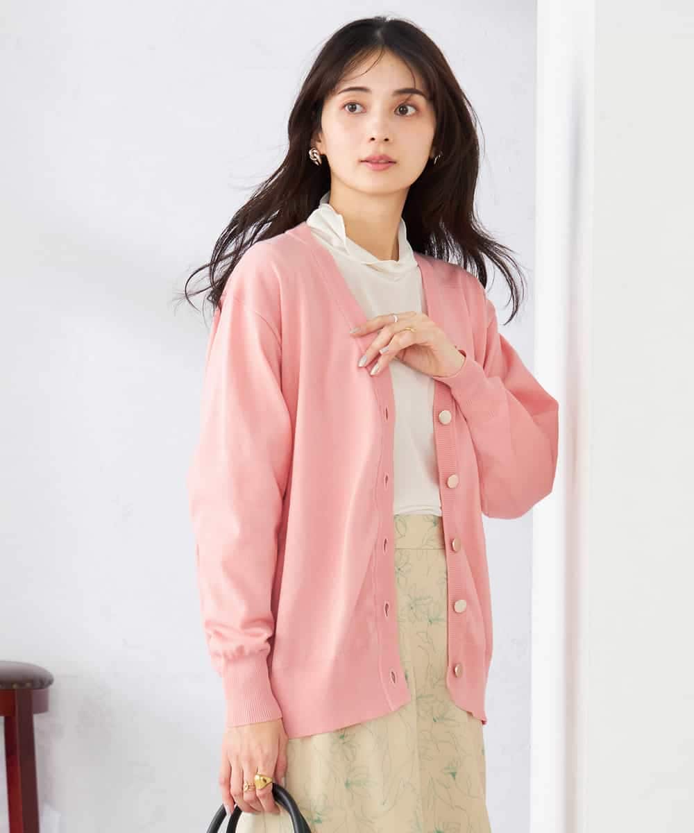 K2KTD05029 a.v.v(アー・ヴェ・ヴェ) シアーハイネックカットソー ライトブルー