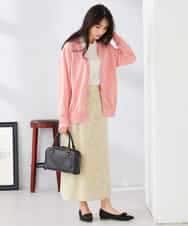 K2KTD05029 a.v.v(アー・ヴェ・ヴェ) シアーハイネックカットソー ライトブルー