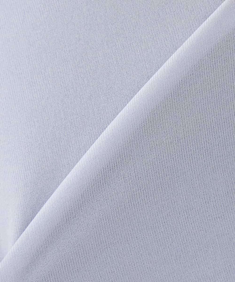 K2KTD05029 a.v.v(アー・ヴェ・ヴェ) シアーハイネックカットソー ライトブルー