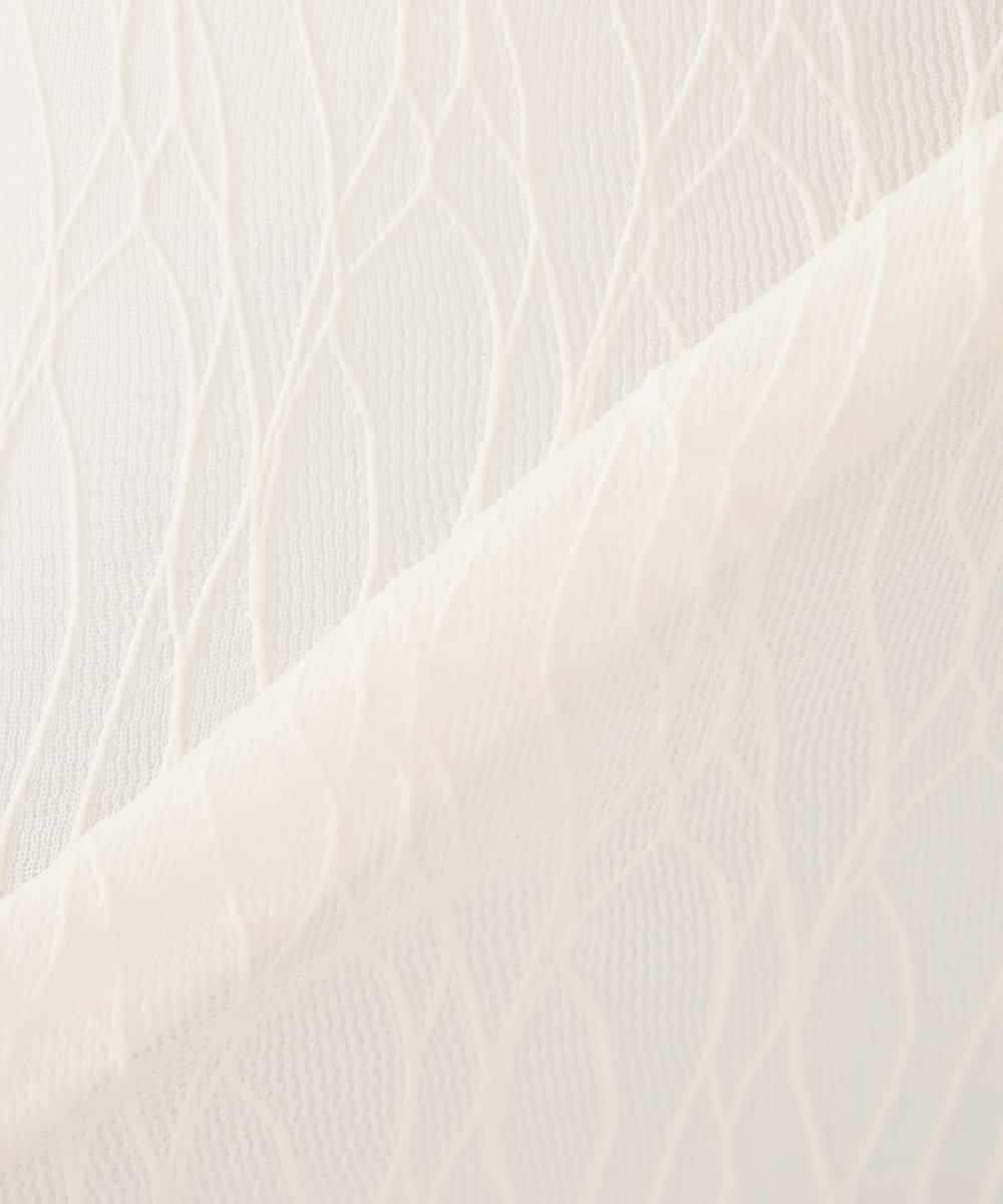 K2KTD06029 a.v.v(アー・ヴェ・ヴェ) シアーウェーブハイネックカットソー アイボリー