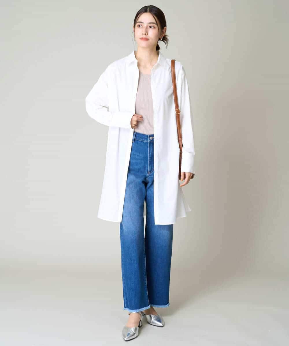 K2LAA04059 a.v.v(アー・ヴェ・ヴェ) デニムストレートパンツ ネイビー