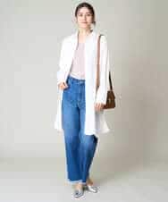 K2LAA04059 a.v.v(アー・ヴェ・ヴェ) デニムストレートパンツ ネイビー