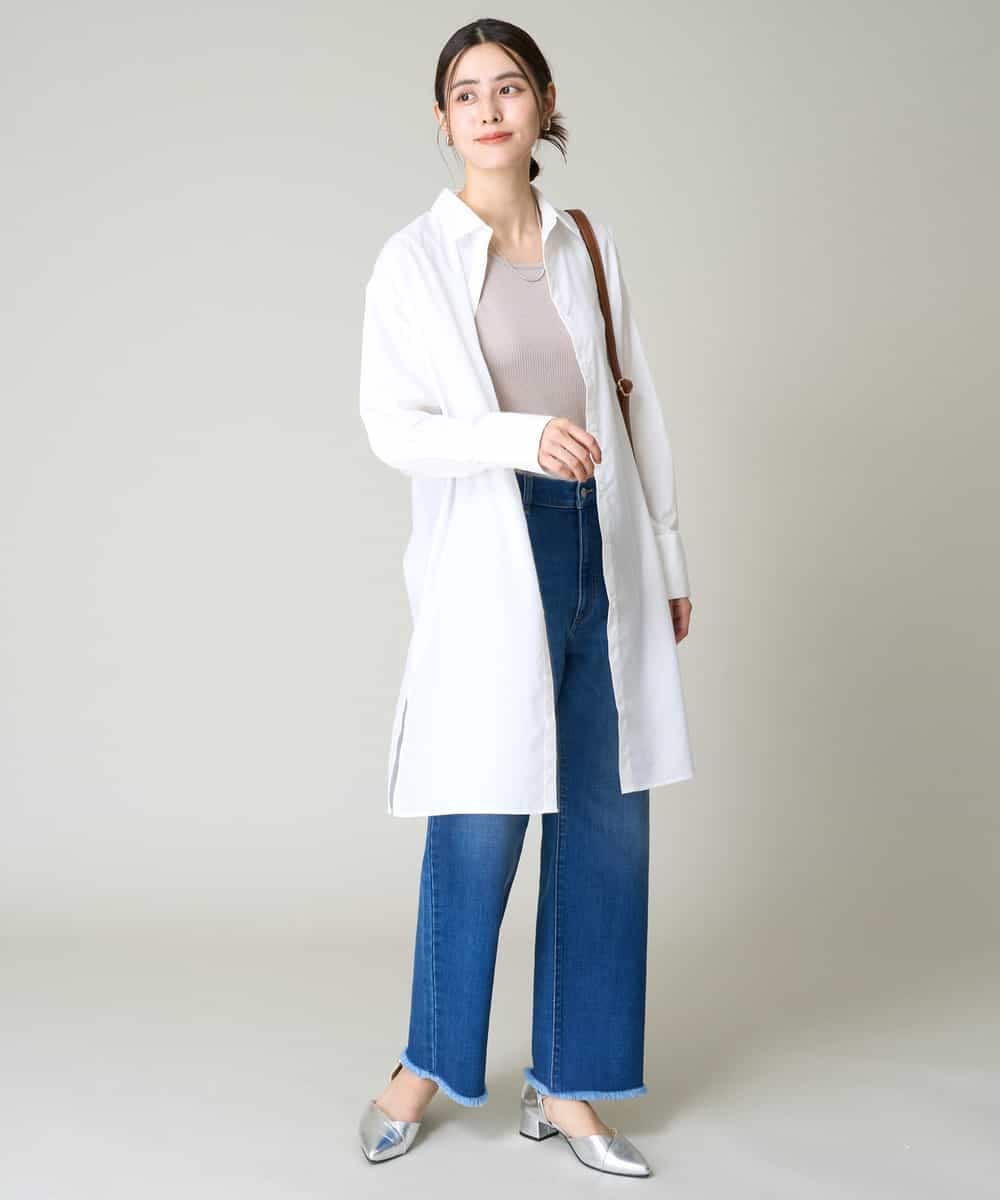 K2LAA04059 a.v.v(アー・ヴェ・ヴェ) デニムストレートパンツ ネイビー