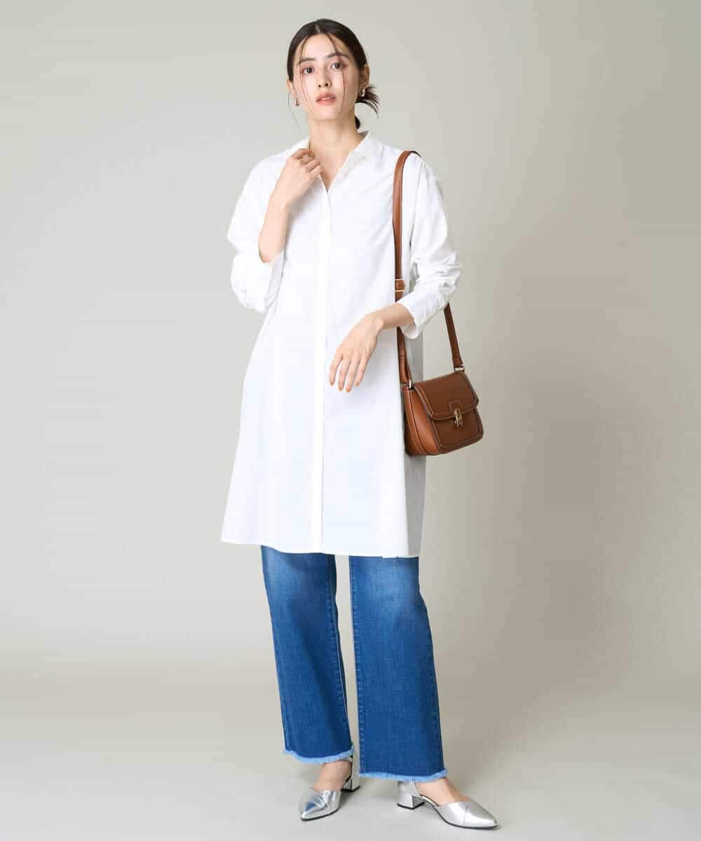 K2LAA04059 a.v.v(アー・ヴェ・ヴェ) デニムストレートパンツ ネイビー