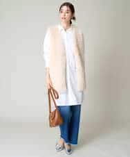 K2LAA04059 a.v.v(アー・ヴェ・ヴェ) デニムストレートパンツ ネイビー