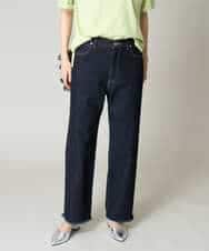 K2LAA04059 a.v.v(アー・ヴェ・ヴェ) デニムストレートパンツ ネイビー