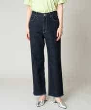 K2LAA04059 a.v.v(アー・ヴェ・ヴェ) デニムストレートパンツ ネイビー