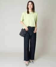 K2LAA04059 a.v.v(アー・ヴェ・ヴェ) デニムストレートパンツ ネイビー