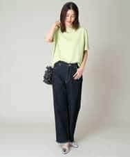 K2LAA04059 a.v.v(アー・ヴェ・ヴェ) デニムストレートパンツ ネイビー