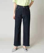 K2LAA04059 a.v.v(アー・ヴェ・ヴェ) デニムストレートパンツ ネイビー