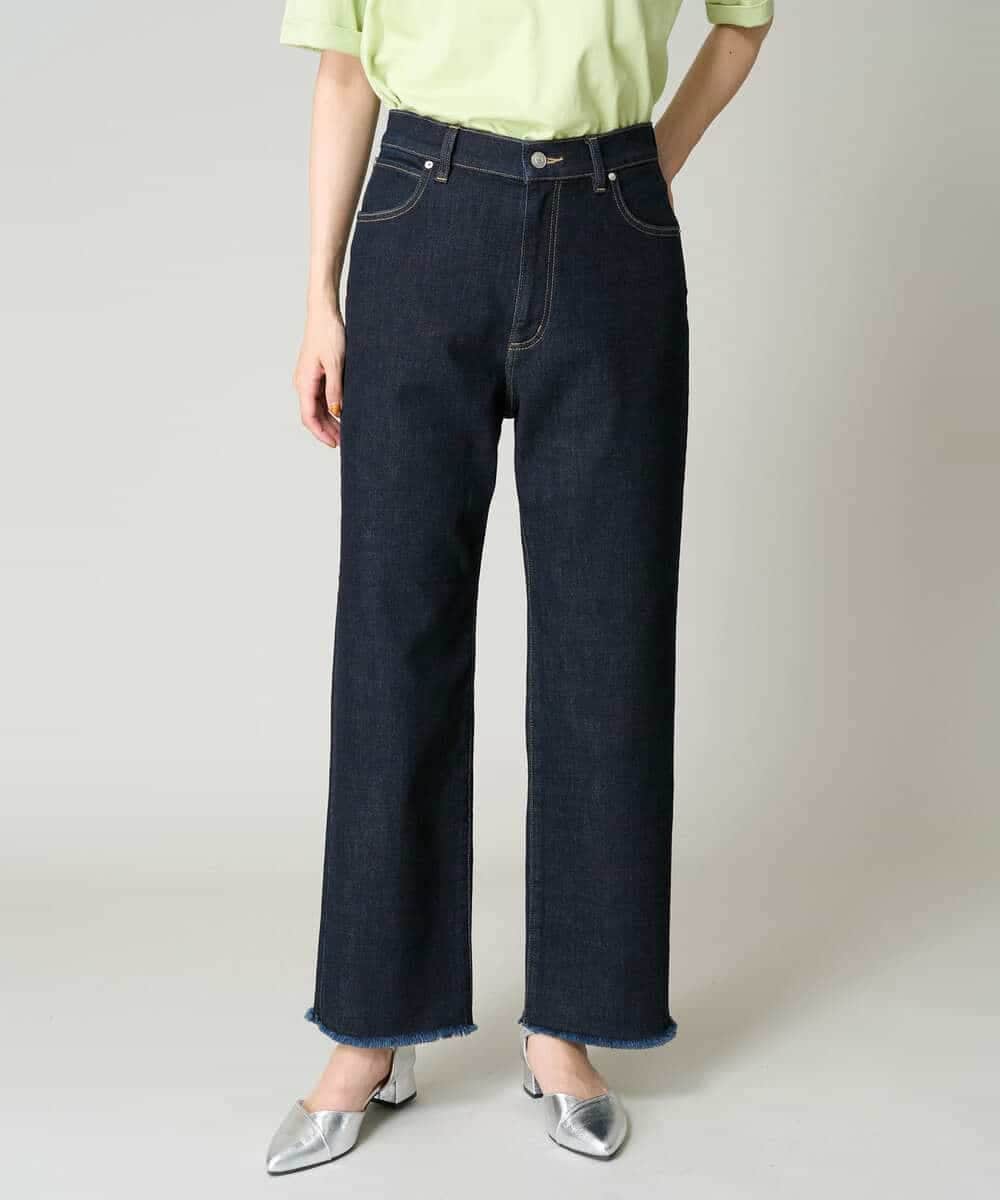 K2LAA04059 a.v.v(アー・ヴェ・ヴェ) デニムストレートパンツ ネイビー