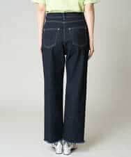 K2LAA04059 a.v.v(アー・ヴェ・ヴェ) デニムストレートパンツ ネイビー