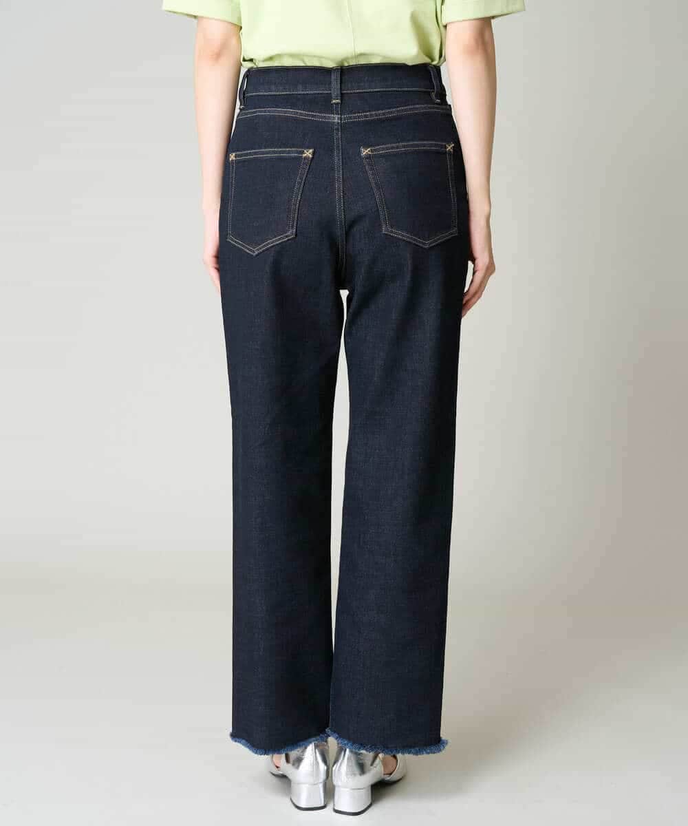K2LAA04059 a.v.v(アー・ヴェ・ヴェ) デニムストレートパンツ ネイビー