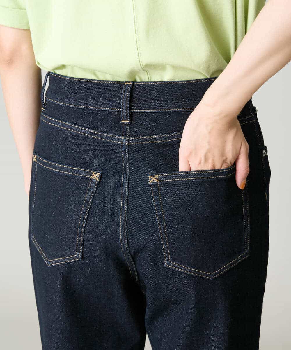 K2LAA04059 a.v.v(アー・ヴェ・ヴェ) デニムストレートパンツ ネイビー