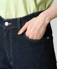 K2LAA04059 a.v.v(アー・ヴェ・ヴェ) デニムストレートパンツ ネイビー