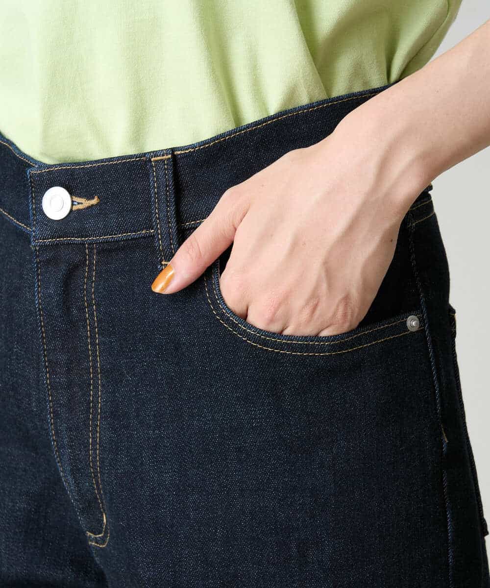 K2LAA04059 a.v.v(アー・ヴェ・ヴェ) デニムストレートパンツ ネイビー