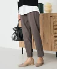 K2LAD11049 a.v.v(アー・ヴェ・ヴェ) 裏起毛ハイパーストレッチスリムパンツ ブラック