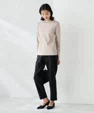 K2LAD11049 a.v.v(アー・ヴェ・ヴェ) 裏起毛ハイパーストレッチスリムパンツ ブラック