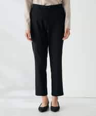 K2LAD11049 a.v.v(アー・ヴェ・ヴェ) 裏起毛ハイパーストレッチスリムパンツ ブラック