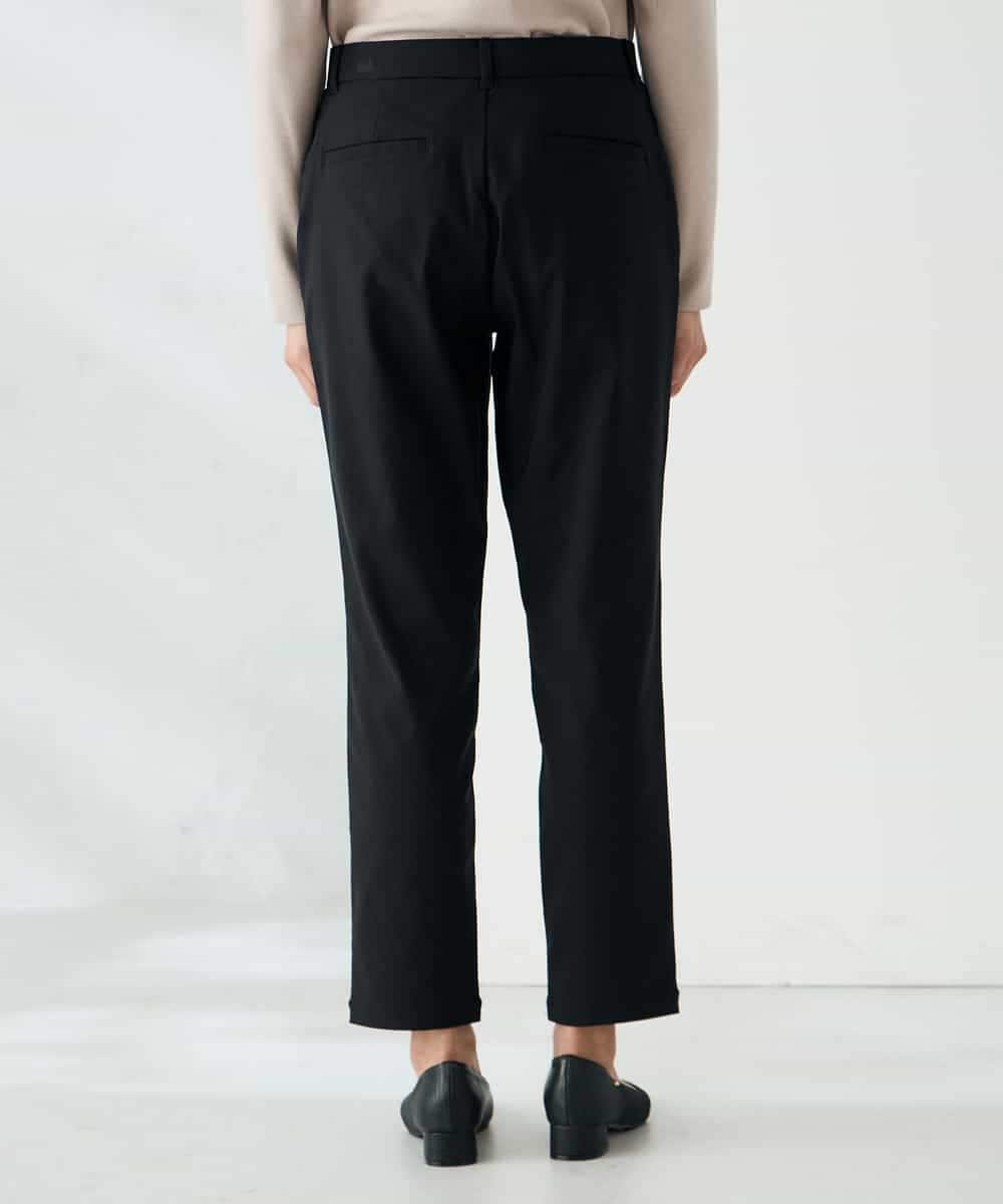 K2LAD11049 a.v.v(アー・ヴェ・ヴェ) 裏起毛ハイパーストレッチスリムパンツ ブラック