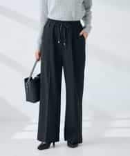 K2LAD15049 a.v.v(アー・ヴェ・ヴェ) 【イージーケア/洗える/ストレッチ】裏起毛美ラクるイージーワイドパンツ ピンク