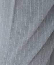 K2LAD17054 a.v.v(アー・ヴェ・ヴェ) 【イージーケア/洗える/ストレッチ】裏起毛美ラクるイージーストライプワイドパンツ ストライプ