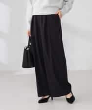 K2LBD29059 a.v.v(アー・ヴェ・ヴェ) ストライプタックワイドパンツ ブラウン