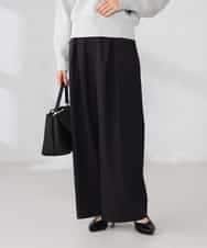 K2LBD29059 a.v.v(アー・ヴェ・ヴェ) ストライプタックワイドパンツ ブラウン